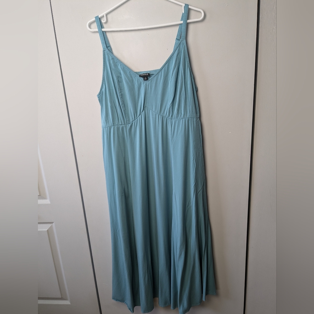 Torrid Light Blue Midi Dress